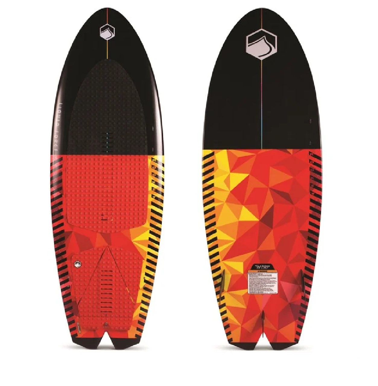 Liquid Force Rocket WakeSurf  Yellow Black 5