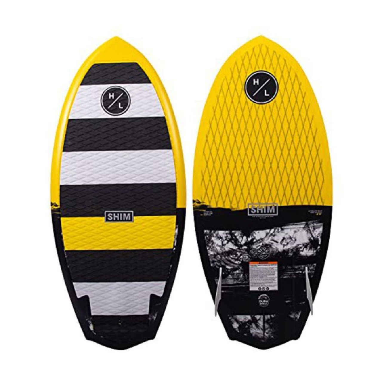 Hyperlite Shim WakeSurf Yellow Black 3.9