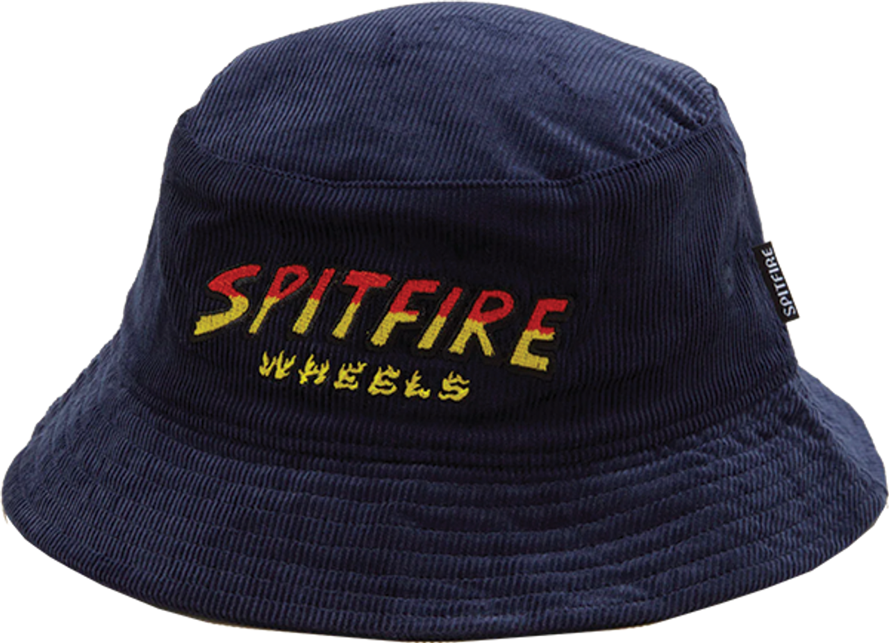 SPITFIRE HELL HOUNDS SCRIPT BUCKET HAT OFM-NAVY