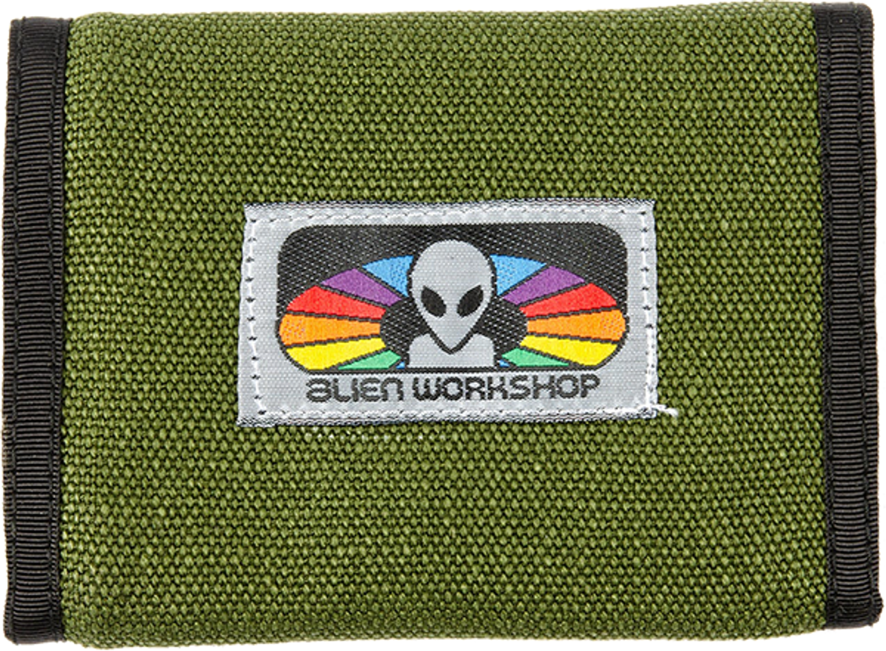 ALIEN WORKSHOP SPECTRUM BIFOLD WALLET FLAP MOSS GREEN