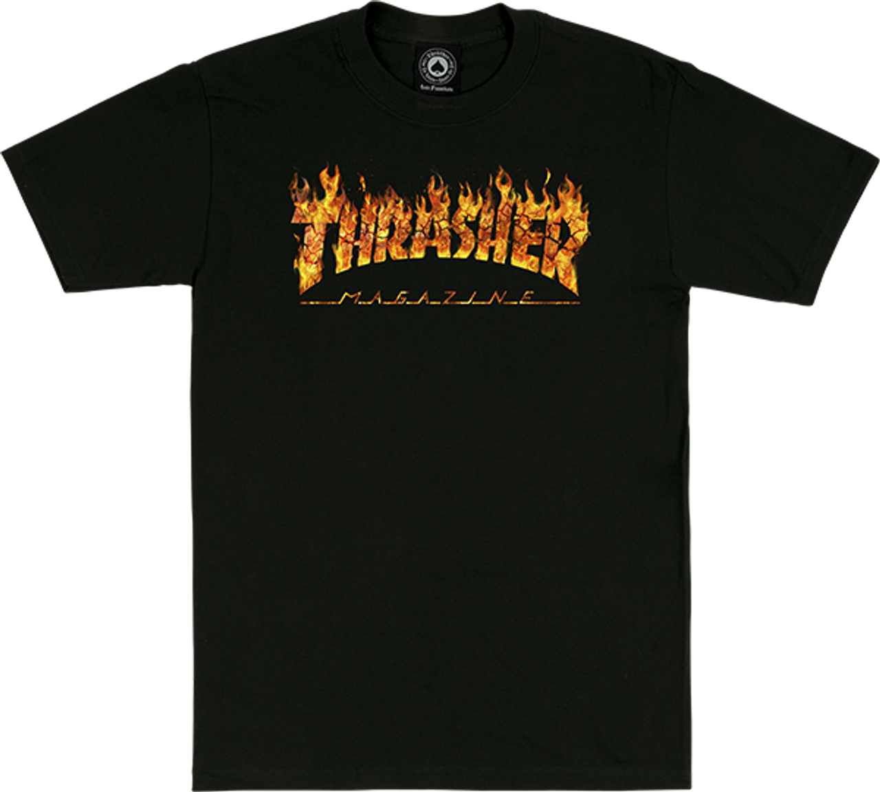 THRASHER INFERNO SS TSHIRT XLARGE-BLACK