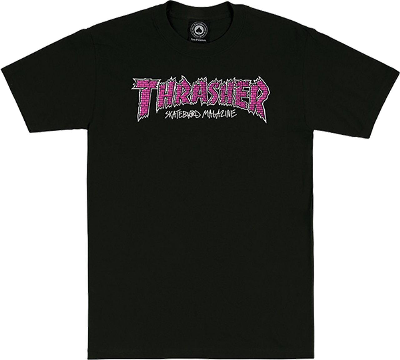 THRASHER BRICK SS TSHIRT XLARGE-BLACK