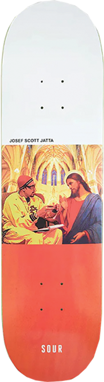 SOUR JATTA A AND J SKATE DECK-8.0