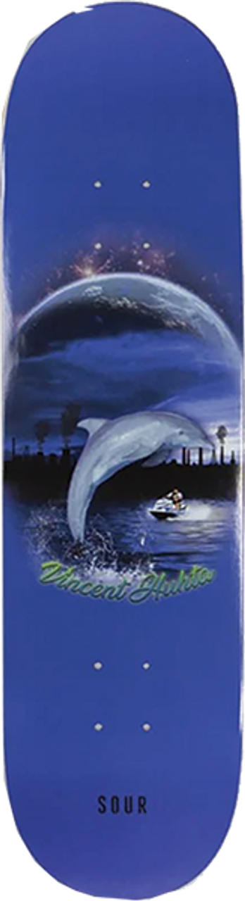 SOUR HUHTA DOLPHIN SKATEBOARD DECK-8.38