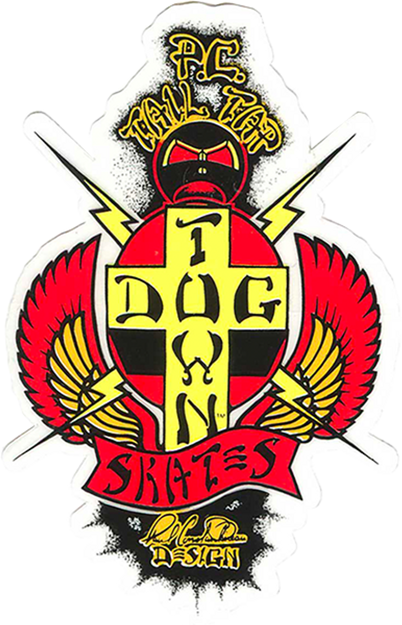 DOGTOWN PC TAIL TAP 2" DECAL