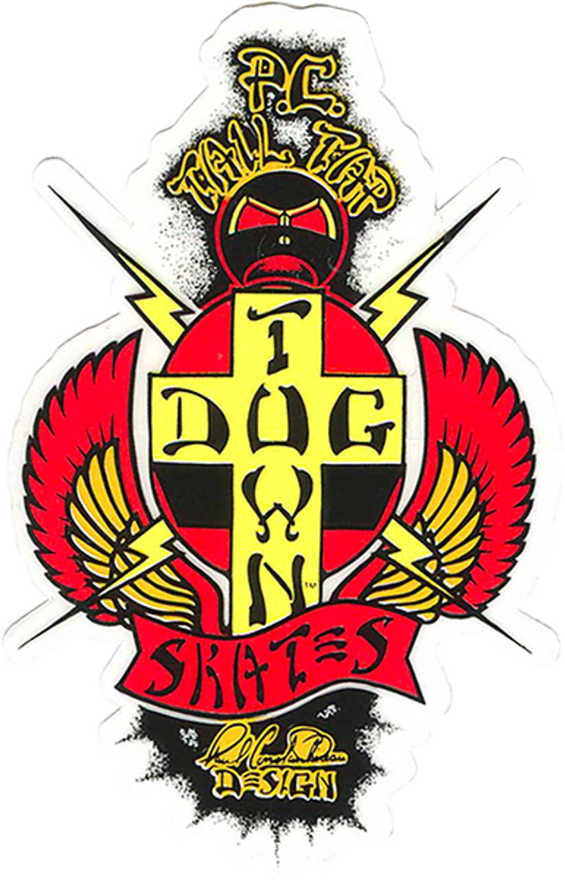 DOGTOWN PC TAIL TAP 2" DECAL