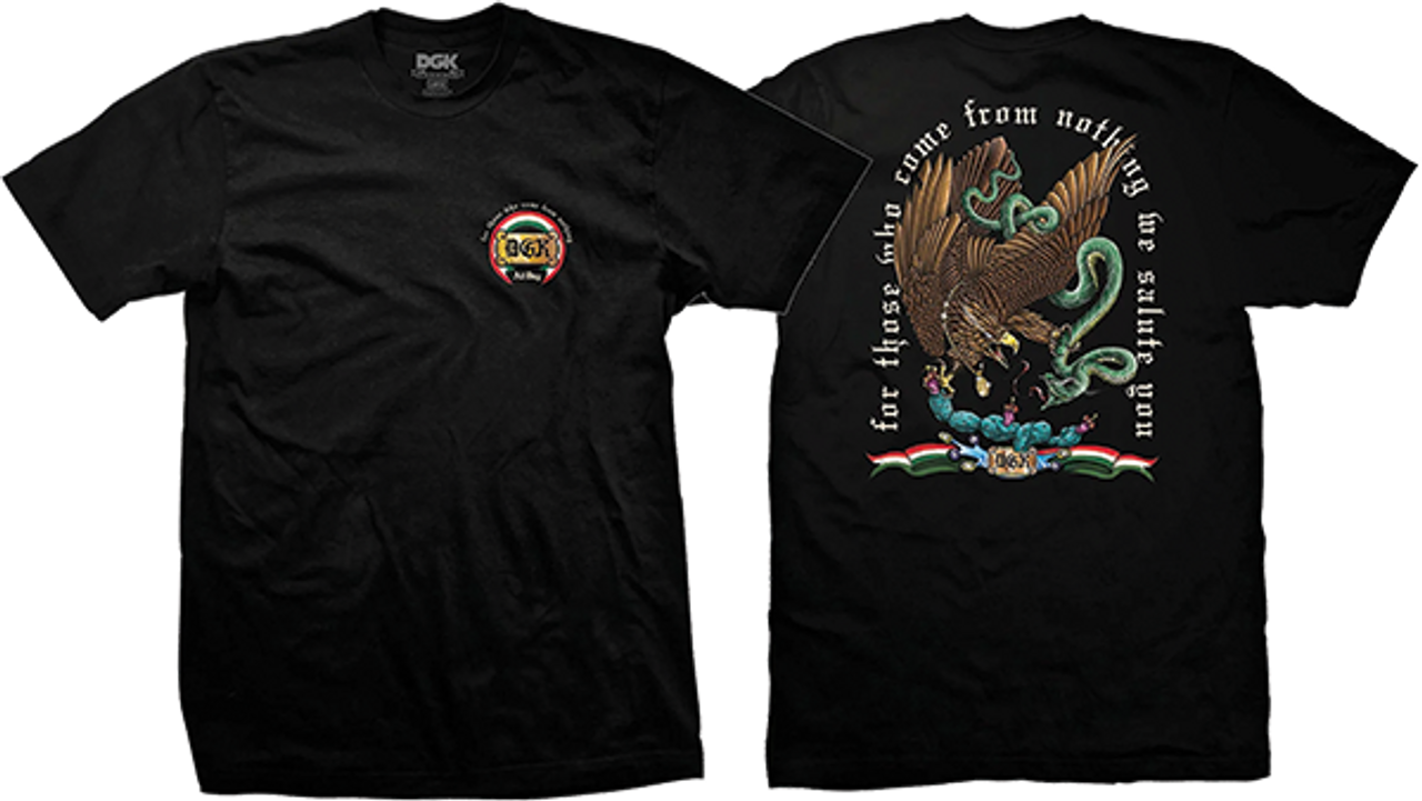 DGK GUERRERO SS TSHIRT SMALL BLACK