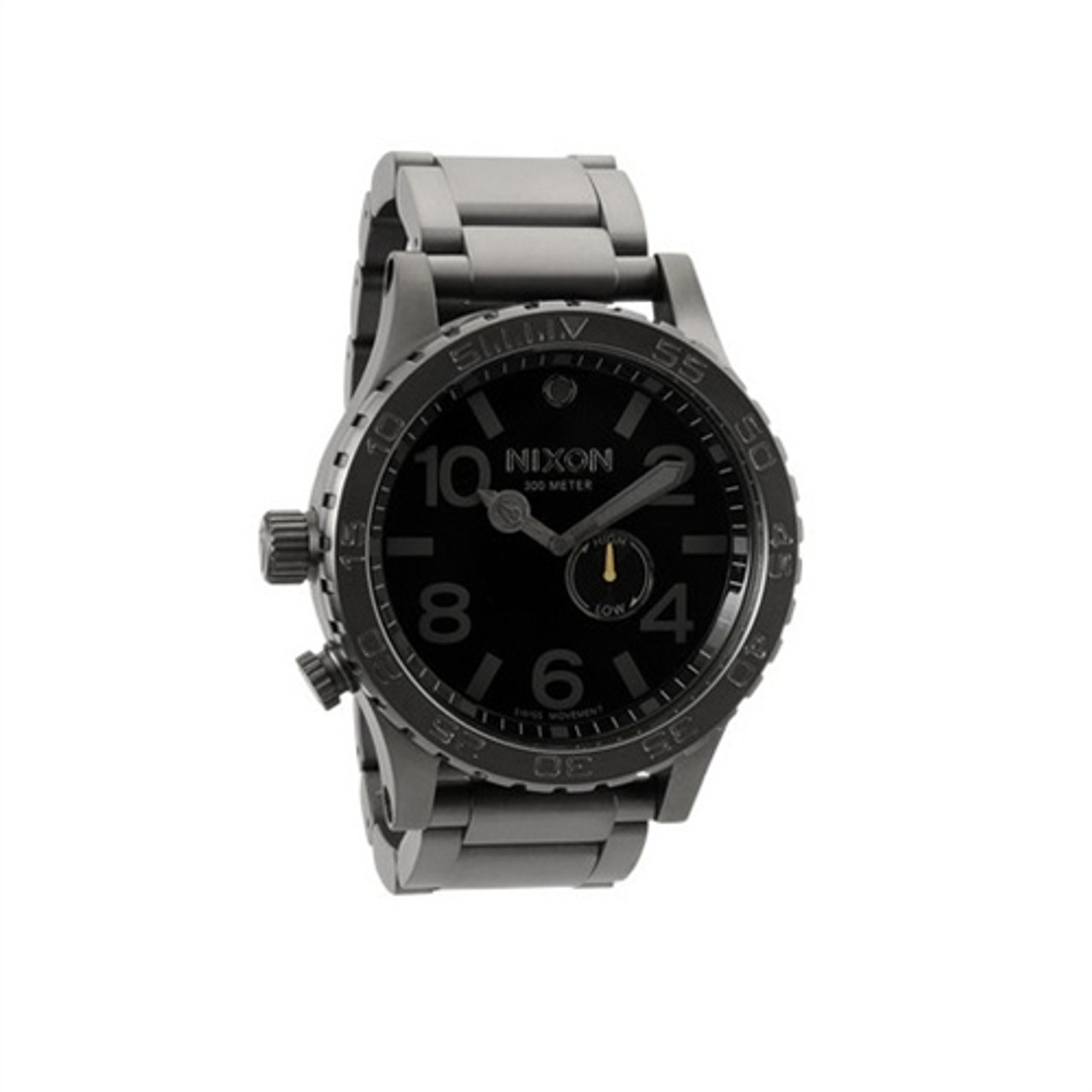 Nixon 51-30 Tide All Gunmetal Black Watch | Boardparadise.com