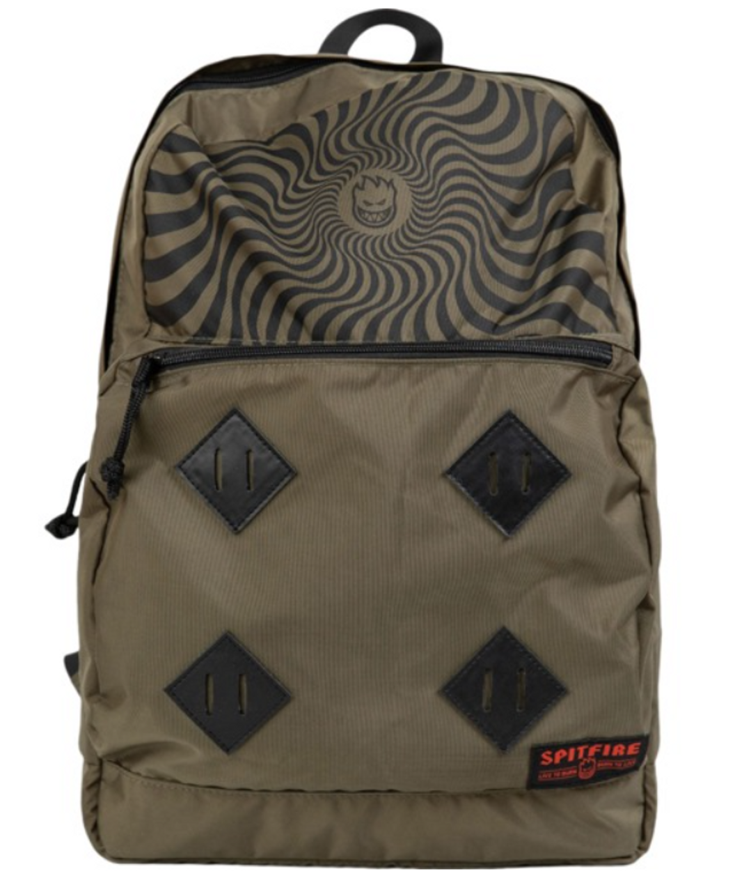 Spitfire Bighead Swirl Backpack Army Black One Size