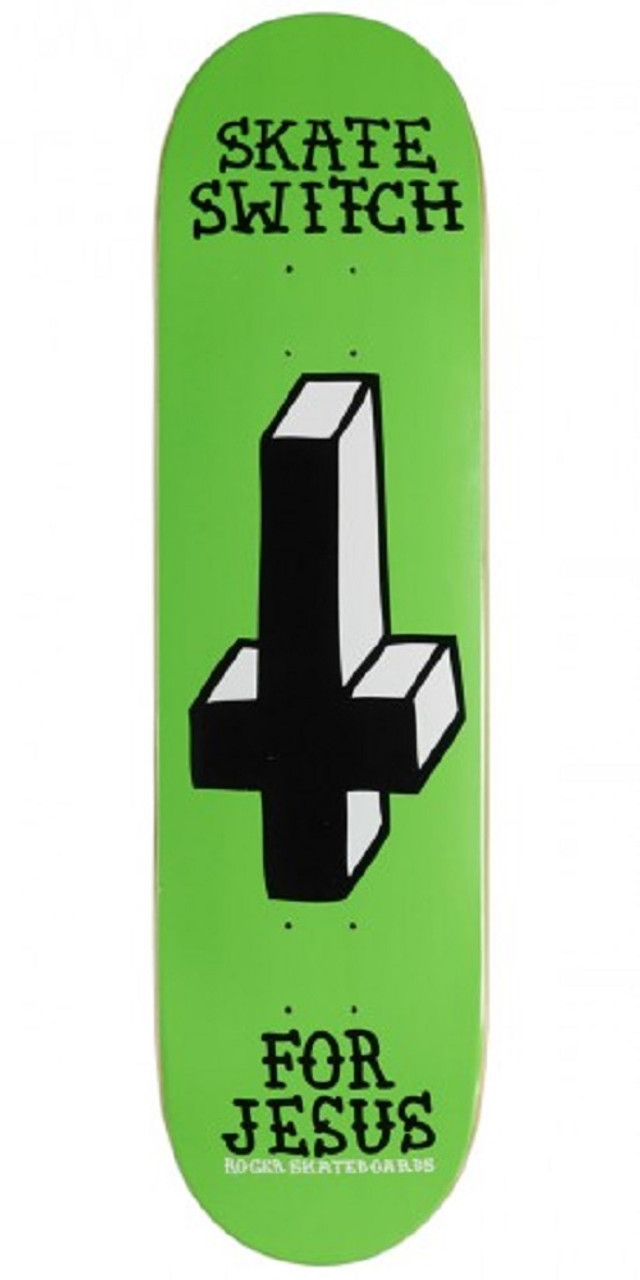 Roger Skate Switch Skate Deck Green Black 8.38