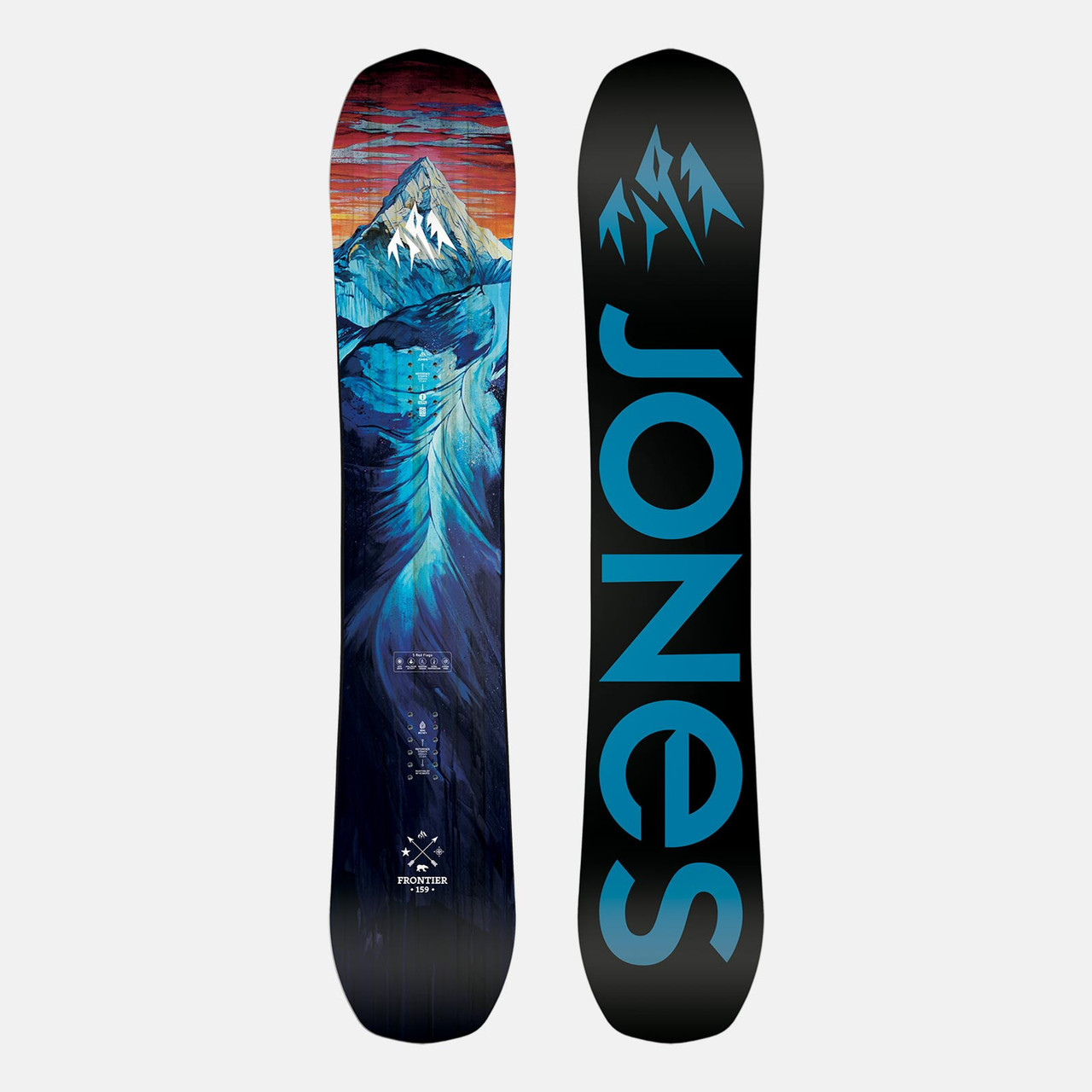 Jones Frontier Snowboard 2022 Red 161W | Boardparadise.com