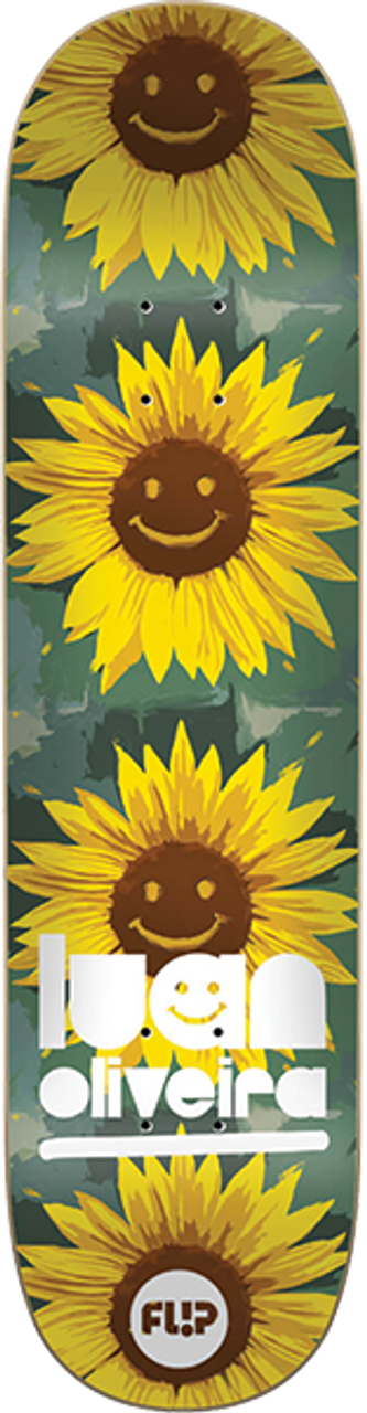 FLIP OLIVEIRA FLOWER POWER SKATE DECK-8.13