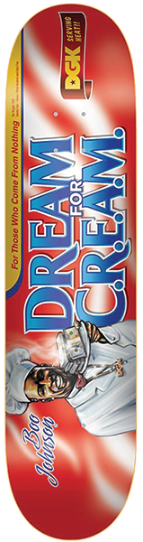 DGK JOHNSON GHETTO MARKET SKATEBOARD DECK-7.9