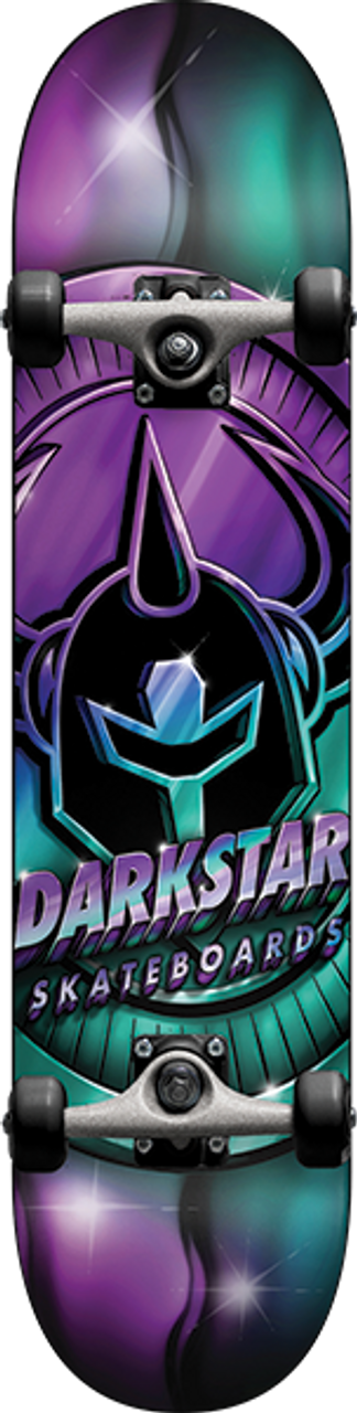 DARKSTAR ANODIZE SKATEBOARD COMPLETE 8.0 AQUA/PUR fp