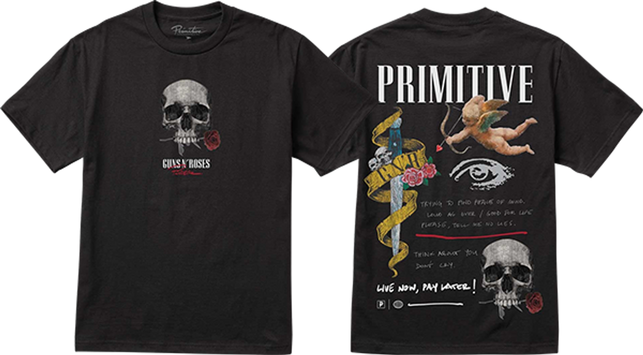 PRIMITIVE GN'R DON'T CRY SS TSHIRT LARGE-BLK