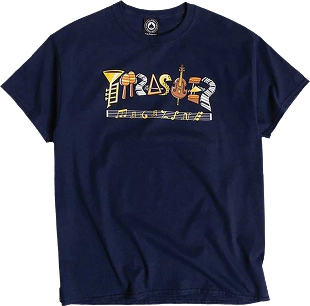 THRASHER FILLMORE LOGO SS SMALL NAVY