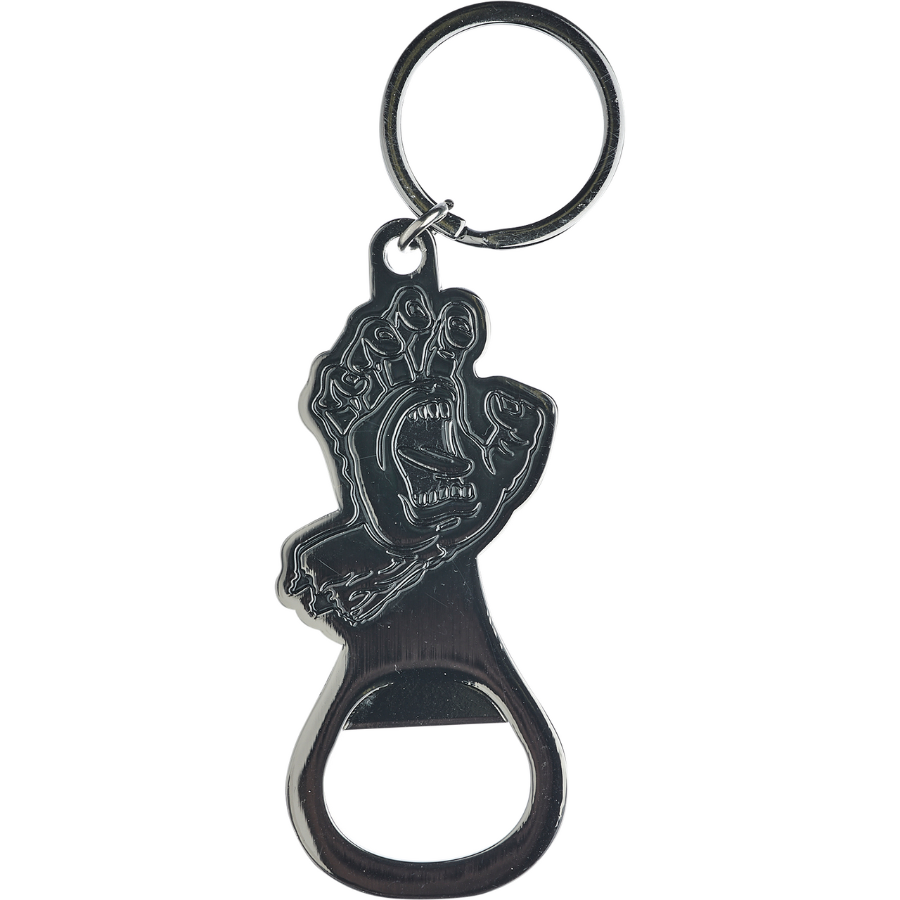 SANTA CRUZ SCREAMING HAND BOTTLE OPENER KEY CHAIN STAINLES