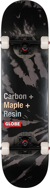 GLOBE G3 BAR SKATEBOARD COMPLETE 8.0 BLACK DYE impact
