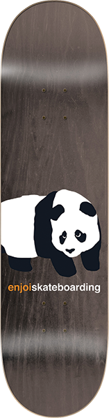 ENJOI PEEKABOO PANDA SKATEBOARD DECK-8.0 GREY r7