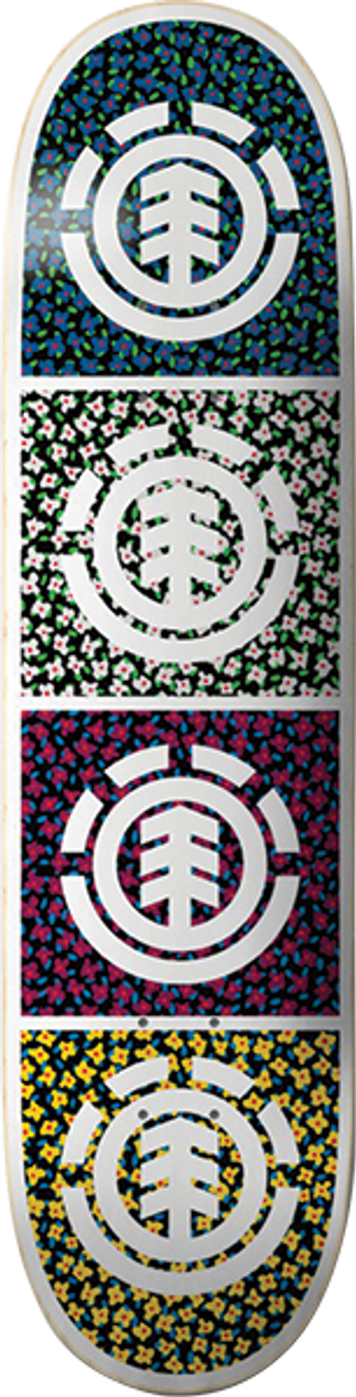 ELEMENT DITSY QUAD SKATEBOARD DECK-7.5