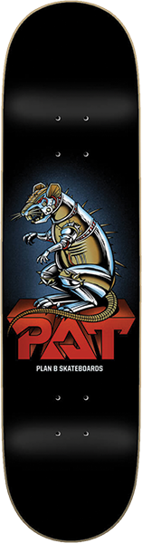 PLAN B DUFFY RATT SKATEBOARD DECK-8.0 w/ grip