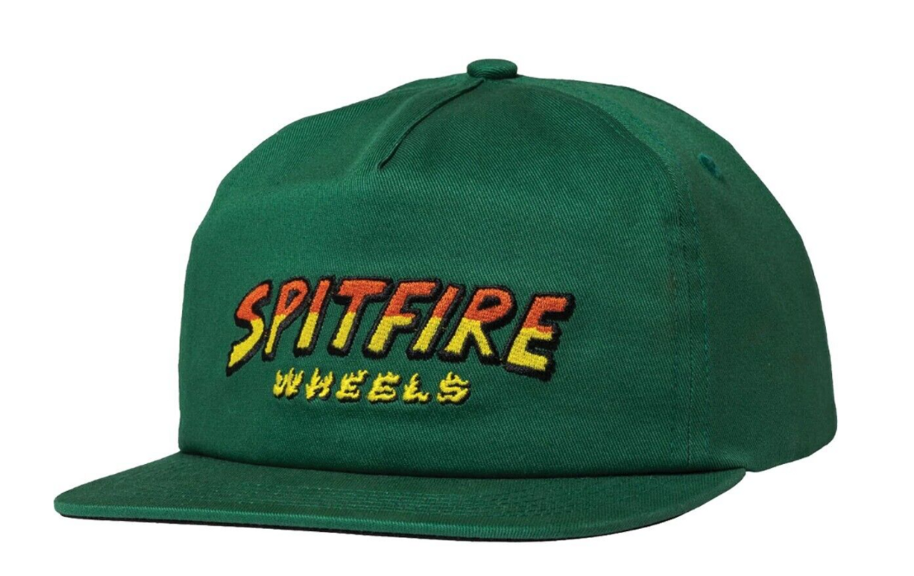 Spitfire Hell Hounds Script Hat Green Snapback