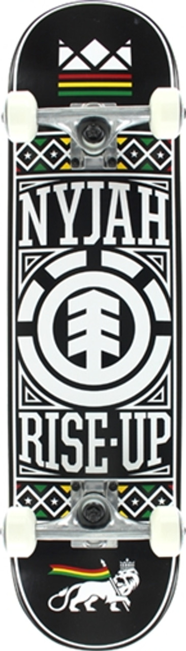 Element Nyjah Geometric Skateboard Complete-7.7 Thriftwd