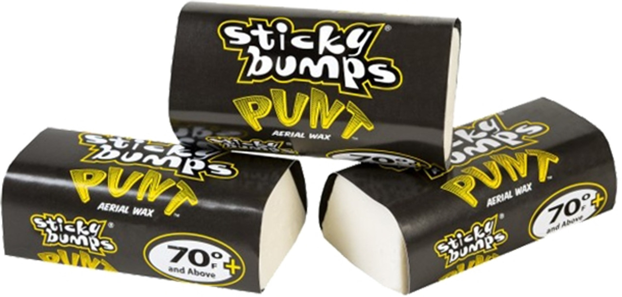 STICKY BUMPS PUNT BITS SURF WAX WARM/TROP OVER 70 (3 Pack)