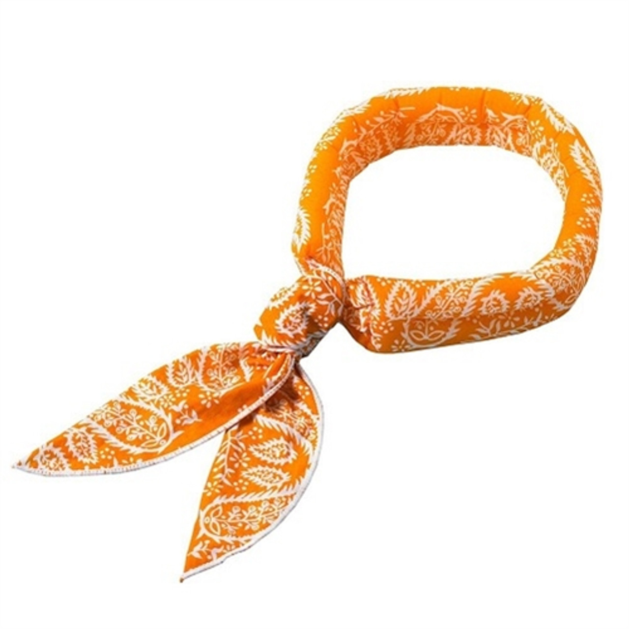 N-Rit Cool-X Polar Ice Bandana Orange Print 1