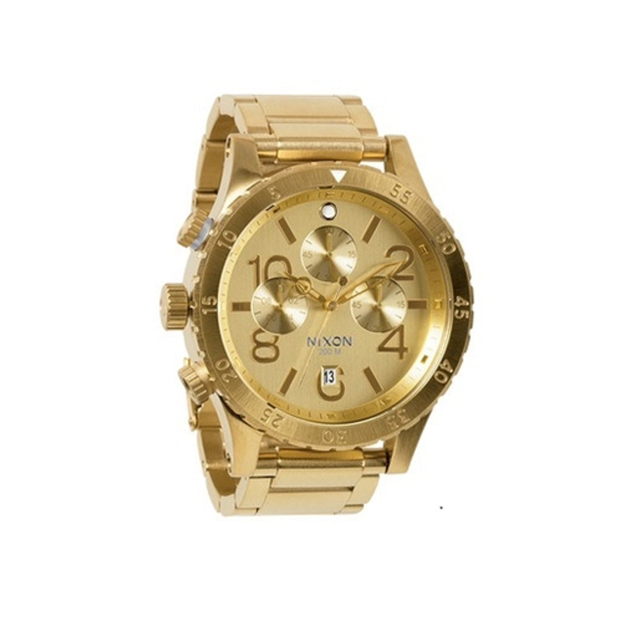【On_ink15】NIXON 48-20 CHRONO ALL GOLD Nixon 48-20 Chrono All Gold Watch | Boardparadise.com