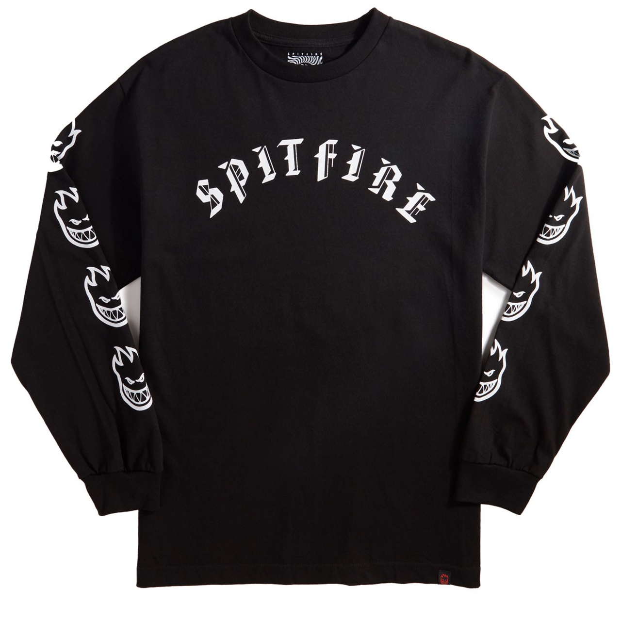 Spitfire Olde Bighead Longsleeve Tshirt Black Silver