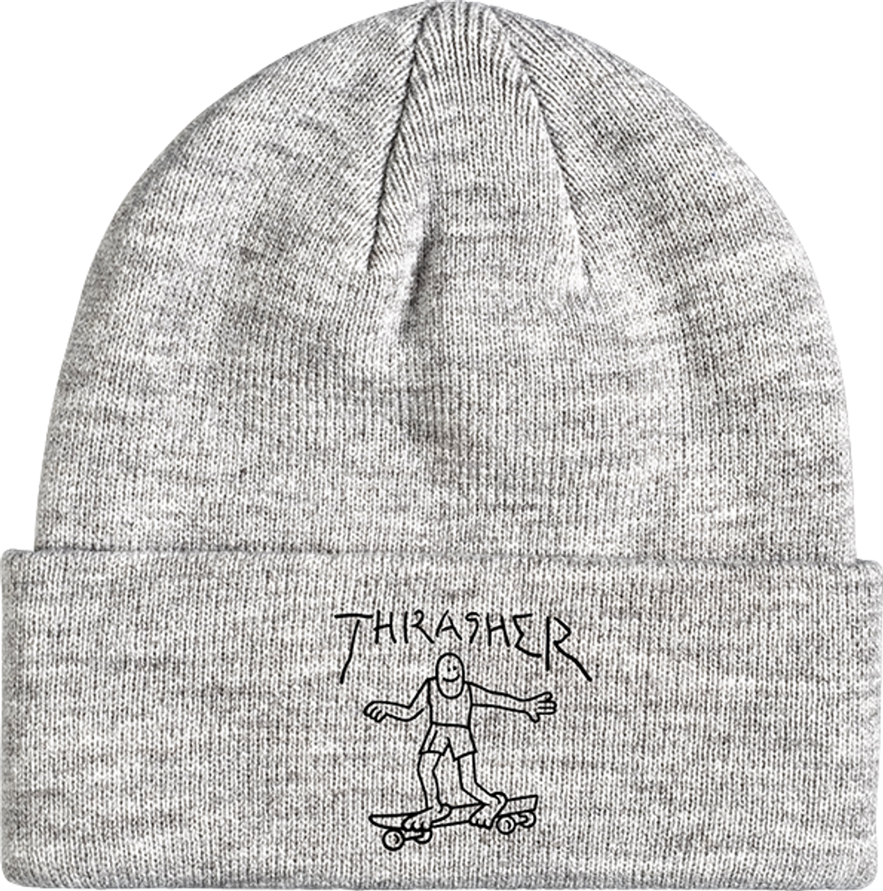 Thrasher Gonz Logo Beanie Grey White