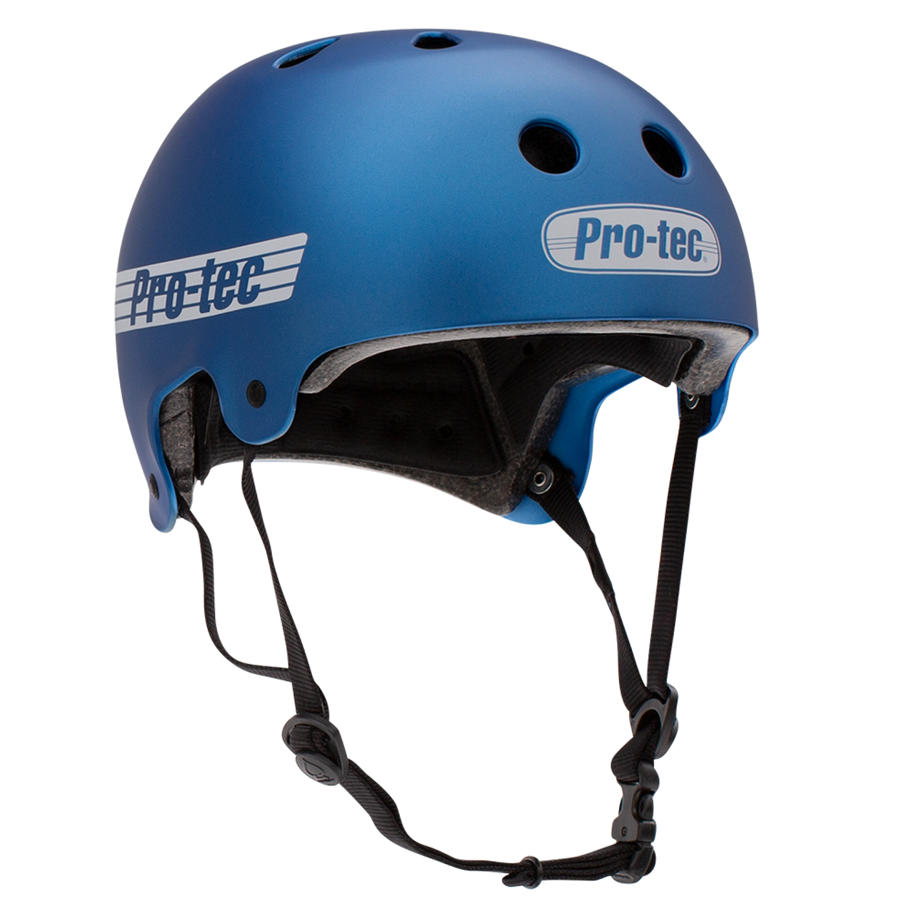 Protec Old School CERTFIED Helmet Metal Blue Small