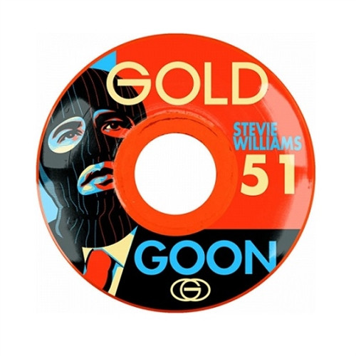 Gold Hope Williams Wheels Set Orange 51mm