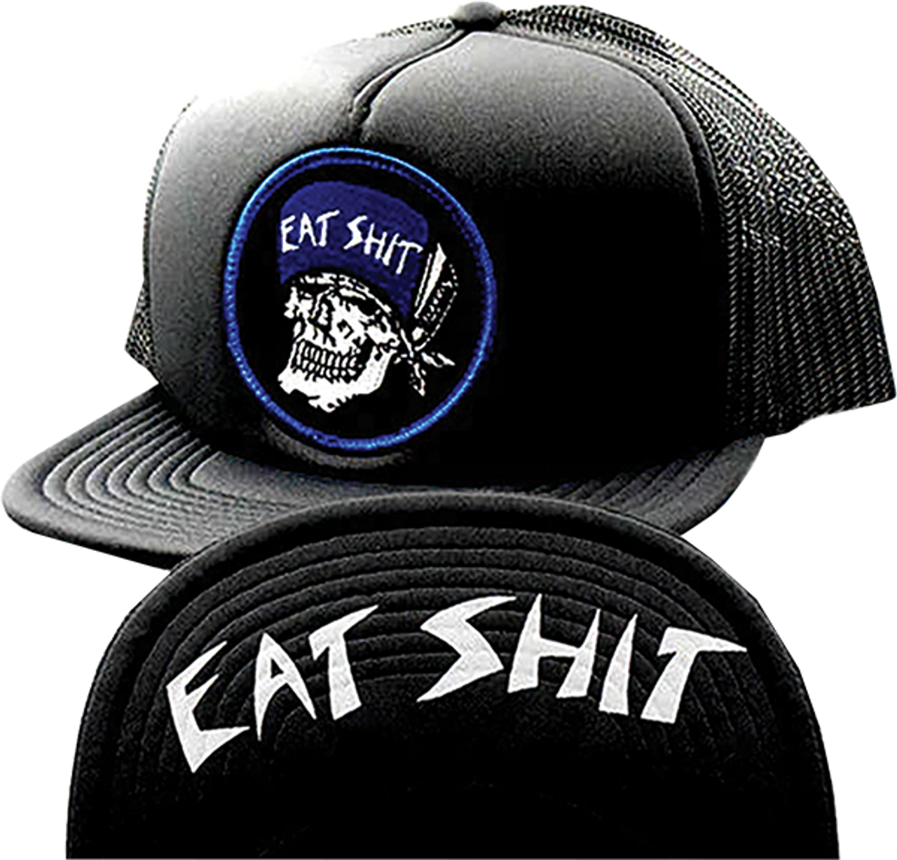 SUICIDAL EAT SHIT PATCH FLIP HAT ADJ-BLACK