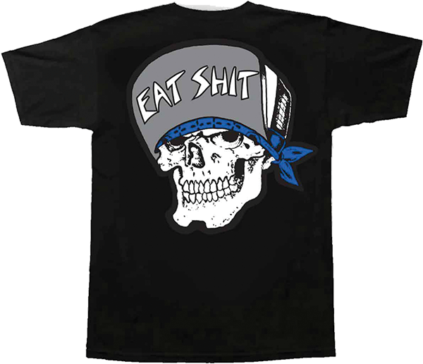 SUICIDAL SKATES EAT SHIT SS TSHIRT XXLARGE-BLACK
