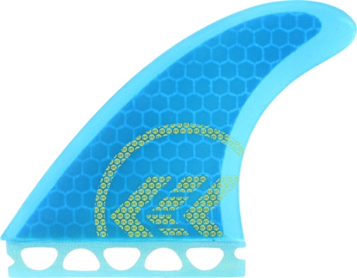 KINETIK RACING SURF FINS JOEL PARKINSON ULTRA CORE SML FFS BLU W/YEL