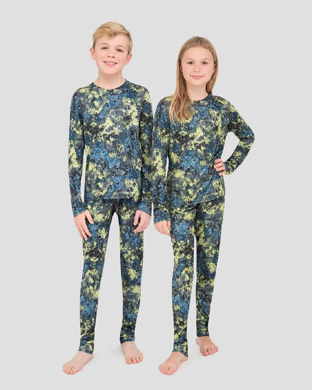 Terramar 2.0 Kids Free Ride Heritage 2pc Base Layer Set Speedy Galaxy