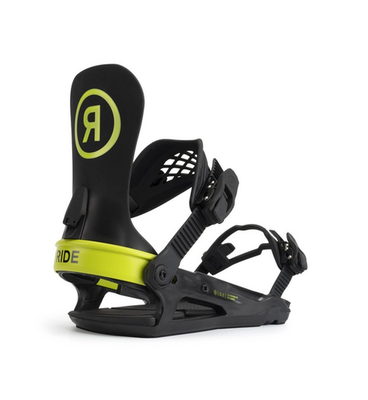 Ride C2 Snowboard Bindings Lime Large