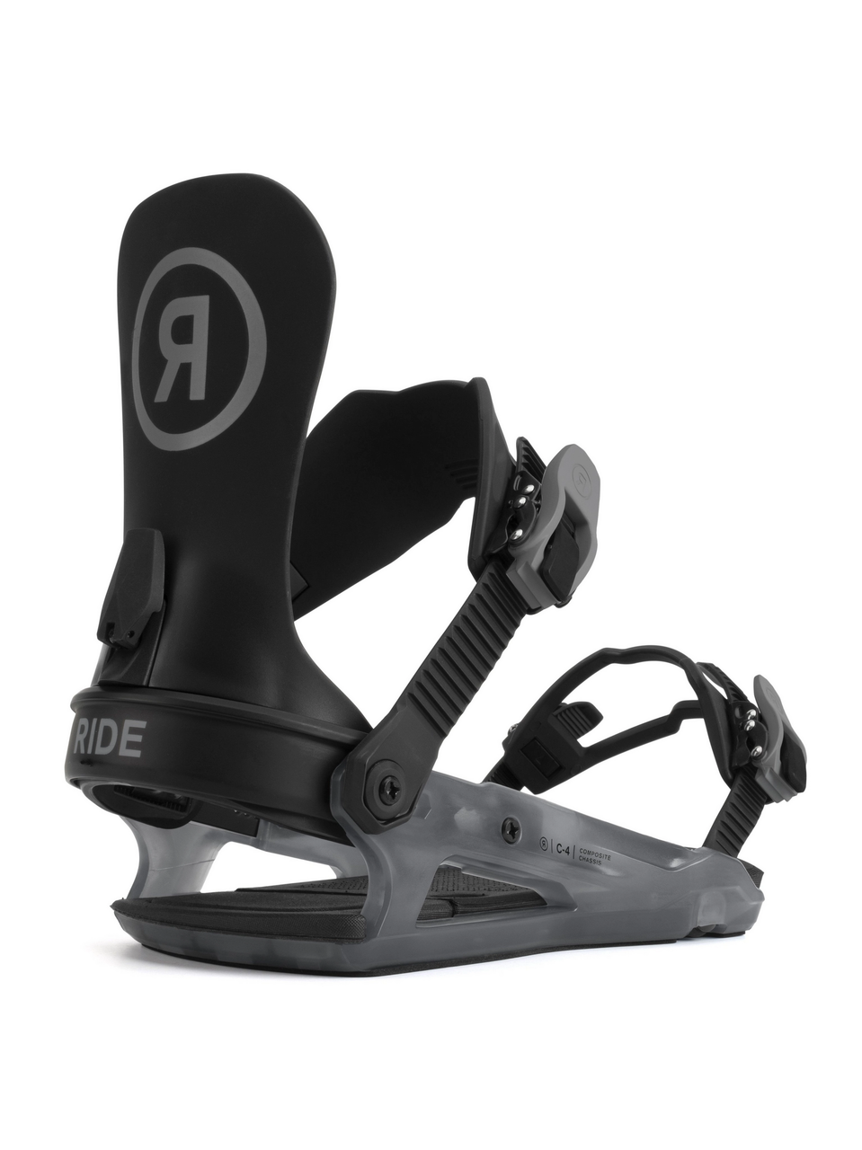 Ride C4 Snowboard Bindings Grey Large