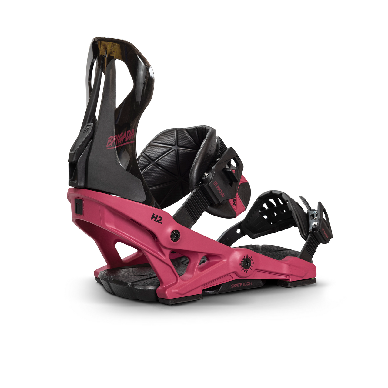 NOW Brigada Snowboard Bindings Womens Plum Small