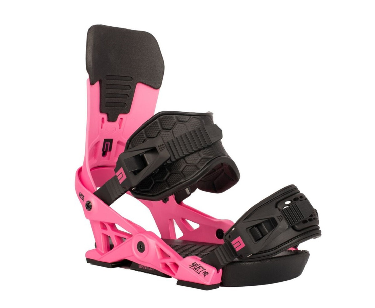 NOW Select Pro Snowboard Bindings Pink Black Medium