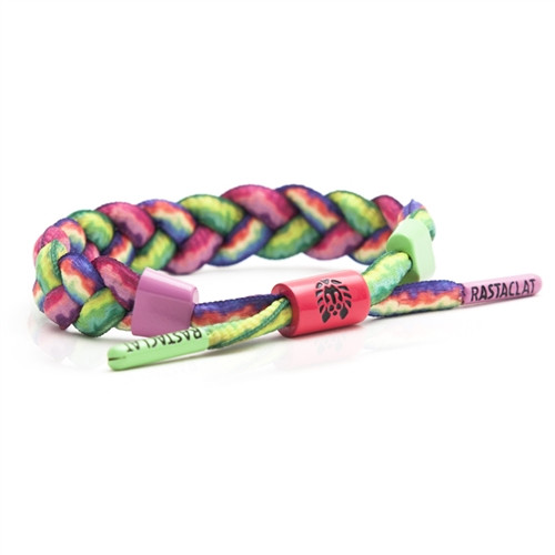 Rastaclat Shoelace Bracelet Whataclat Tie Dye Os