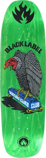 BLACK LABEL VULTURE CURB CLUB SKATEBOARD DECK-8.88x32.5 ASSORTED COLOR veneers