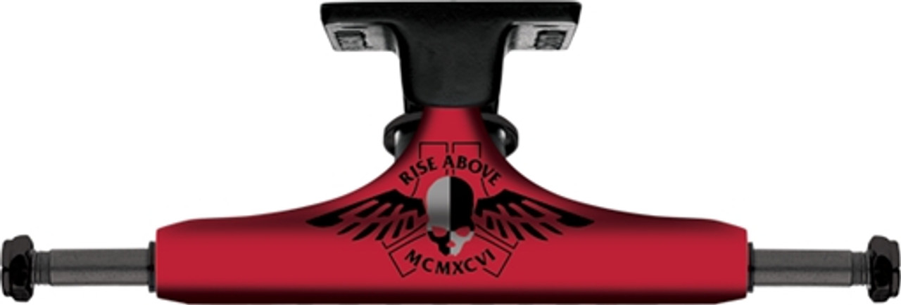 DESTRUCTO Trucks MID D1 5.25 RISE ABOVE RED/BLK Set of 2 Trucks