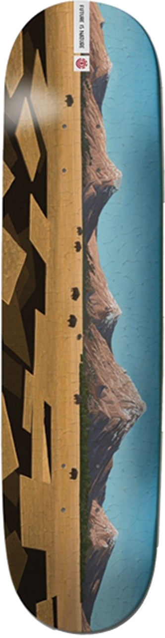 ELEMENT LANDSCAPE NORTH AMERICA SKATE DECK-8.25