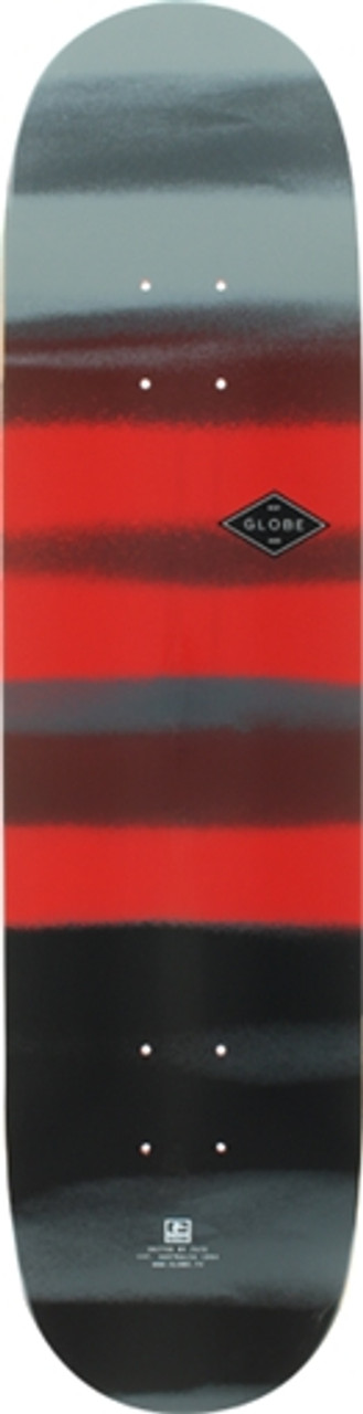 GLOBE G1 FULL ON SKATEBOARD DECK-8.0 CHARCOAL CHROMATIC