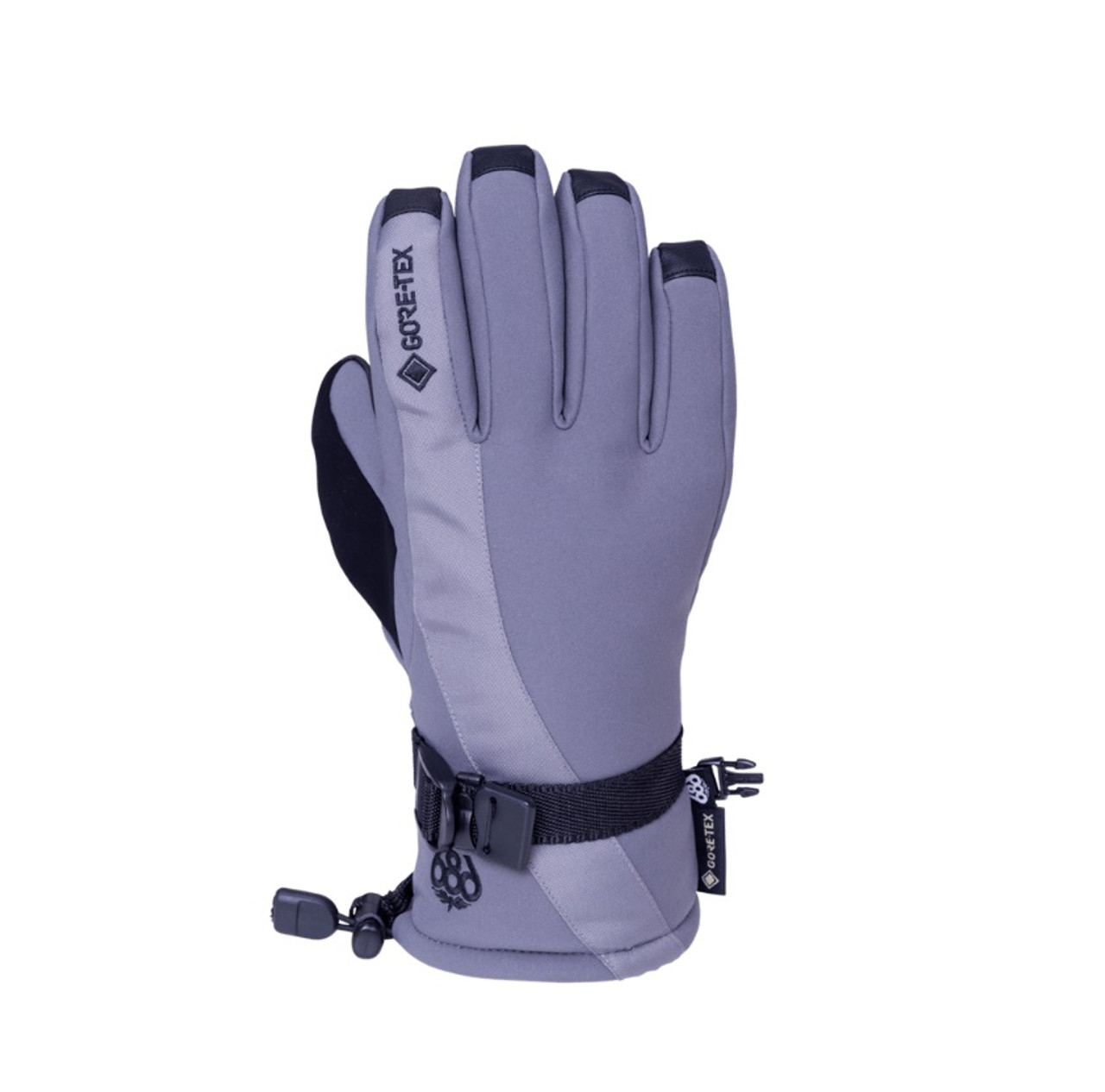 686 Linear Gloves GoreTex Womens Rhino Grey