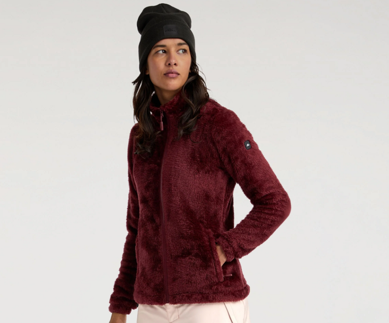 Oneill Hazel Cozy Full Zip Fleece Womens Wine