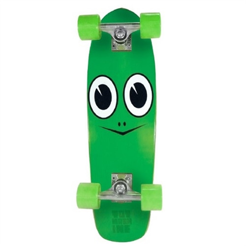 Toy Machine Turtle Face Cruiser Skateboard Complete Green 7